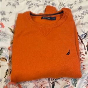 Nautica Orange Crewneck Sweater